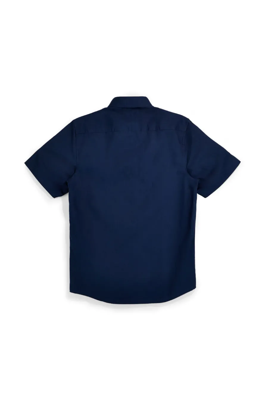 Camicia blu 100% cotone Us golf CA2602