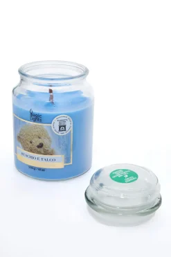 Candela Magic Light Azzurra Muschio e Talco