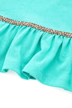Canotta con Spalline Fine Verde Acqua Pitt Kids PT-K-T-7009