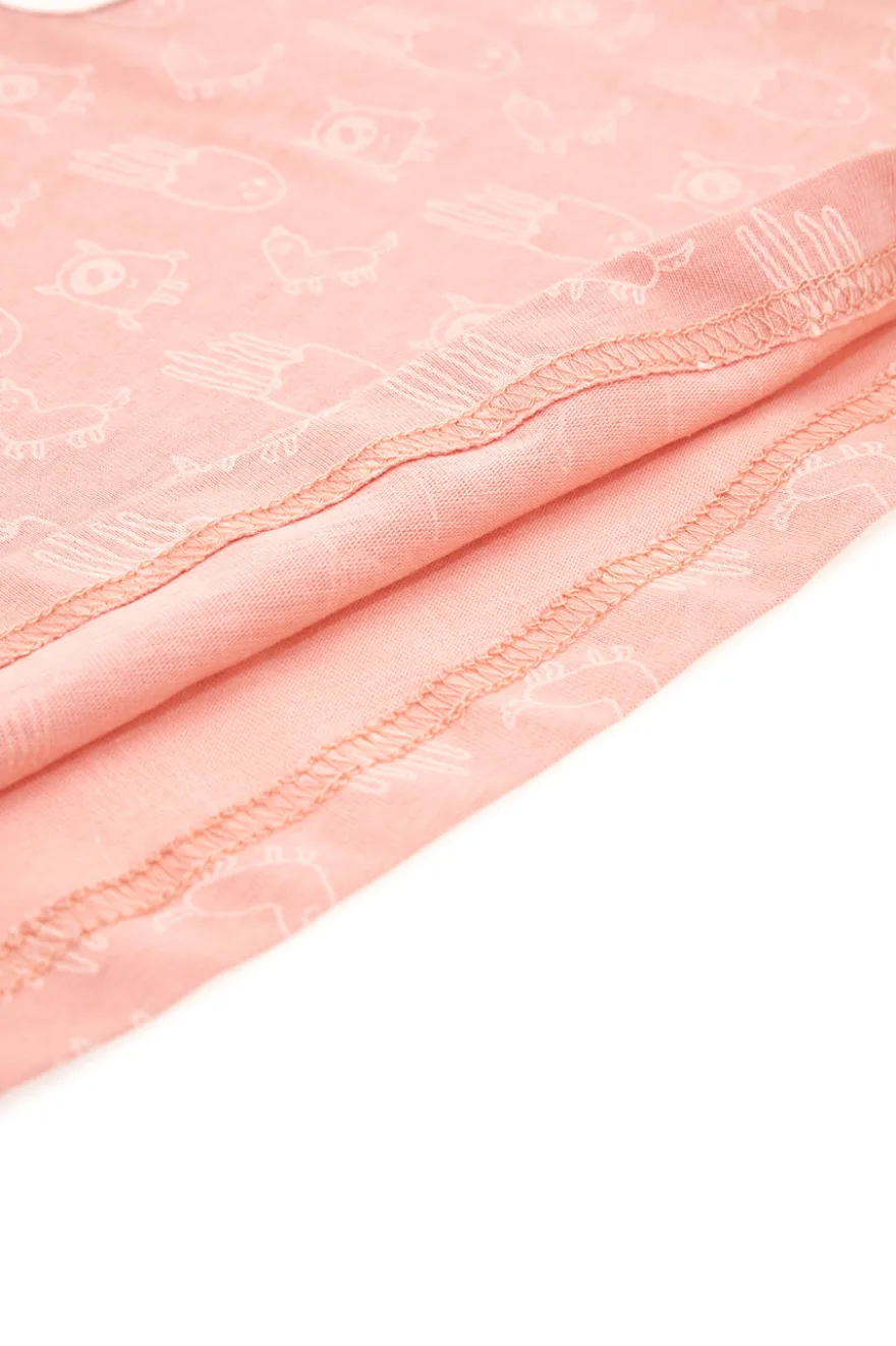 Canotta Con Taschino Rosa Pitt Kids PT-K-T-7033