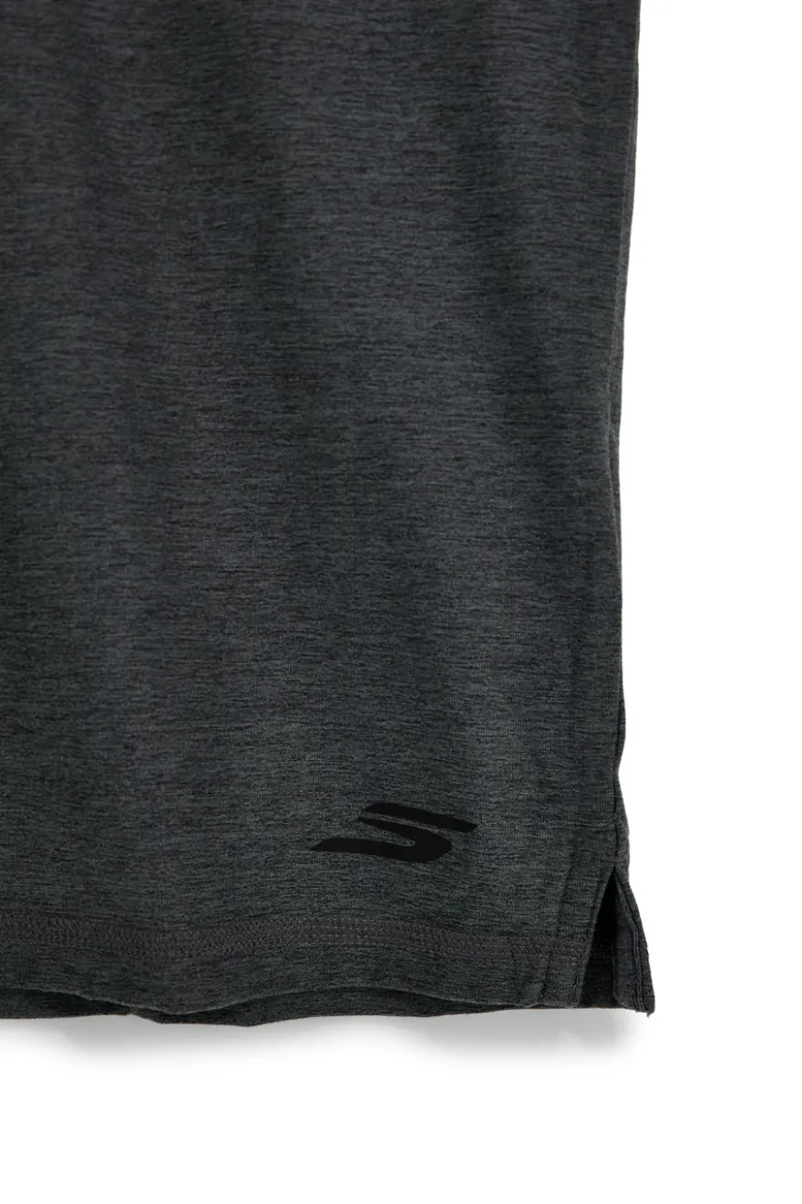 Canotta Grigio Antracite con Giromanica Ampio Skechers TT135