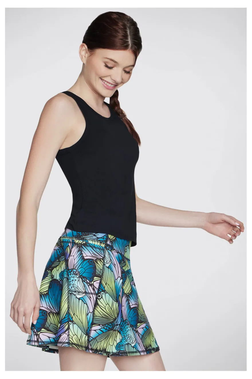 Canotta Nera Skechers Gowalk Shelf Bra Tank