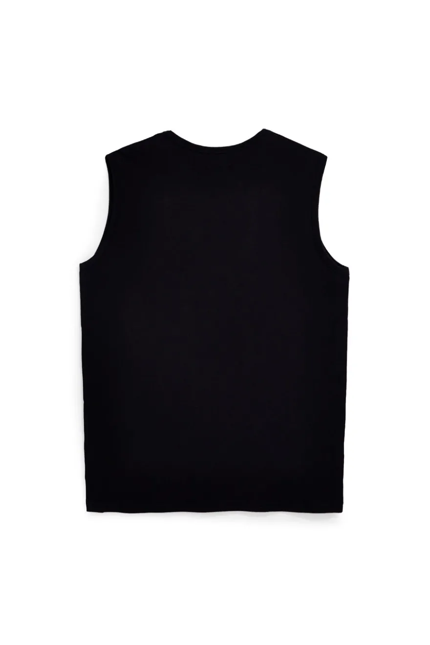 Canotta nera tinta unita Boardman NBY506