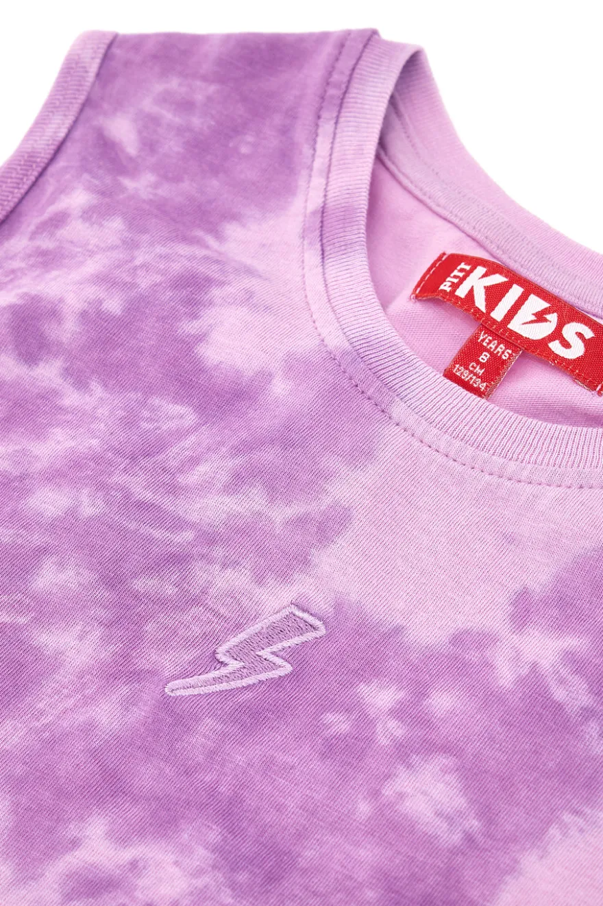 Canotta Viola Effetto Tie-Dye Pitt Kids PT-G-T-05078