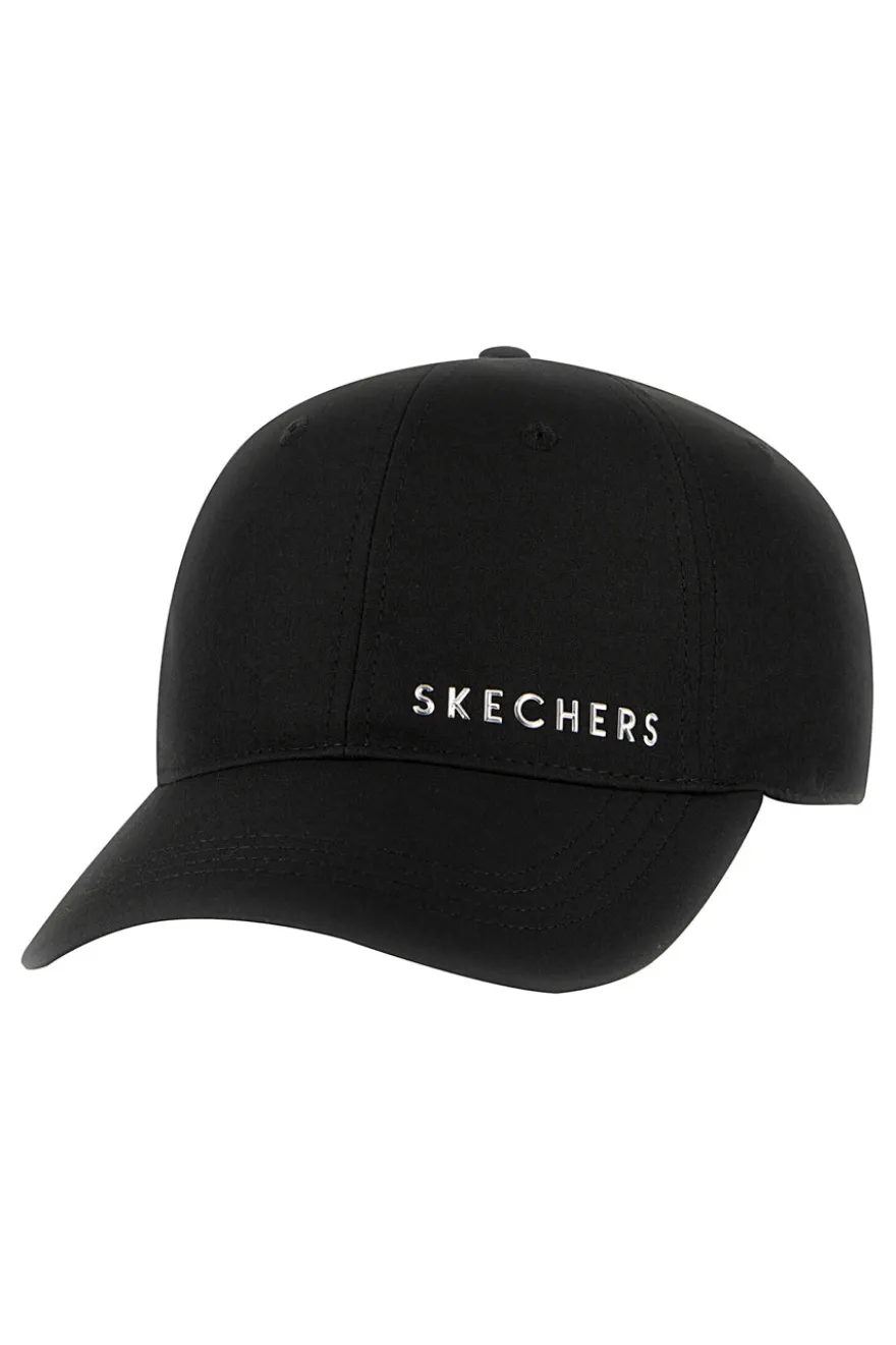Capellino Nero Con Cinturino Regolabile Skechers Skech-Shine Foil Baseball Hat