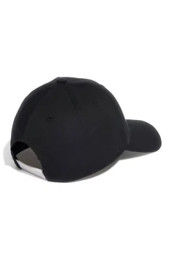 Cappellino con frontino nero e logo bianco ADIDAS DAILY CAP