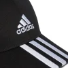 Cappellino Nero con Frontino Curvo Adidas Baseball 3S Cap