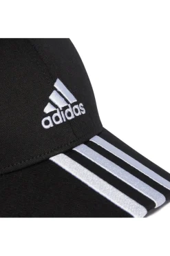 Cappellino Nero con Frontino Curvo Adidas Baseball 3S Cap