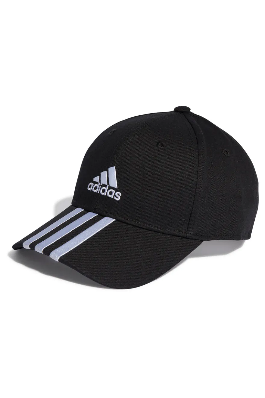 Cappellino Nero con Frontino Curvo Adidas Baseball 3S Cap