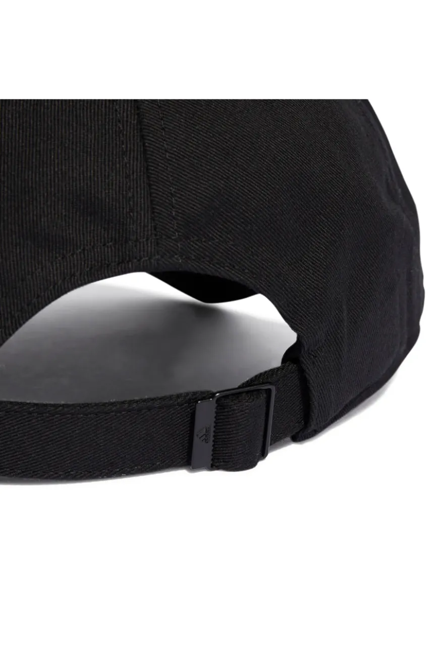 Cappellino Nero con Frontino Curvo Adidas Baseball 3S Cap