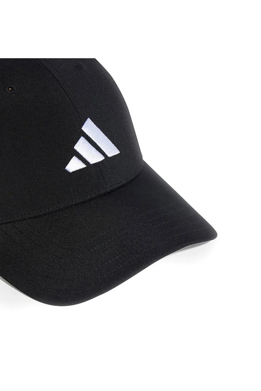 Cappellino nero con visiera curva e logo Adidas JN 6589