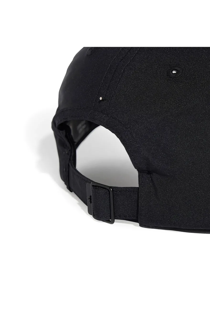 Cappellino nero con visiera curva e logo Adidas JN 6589
