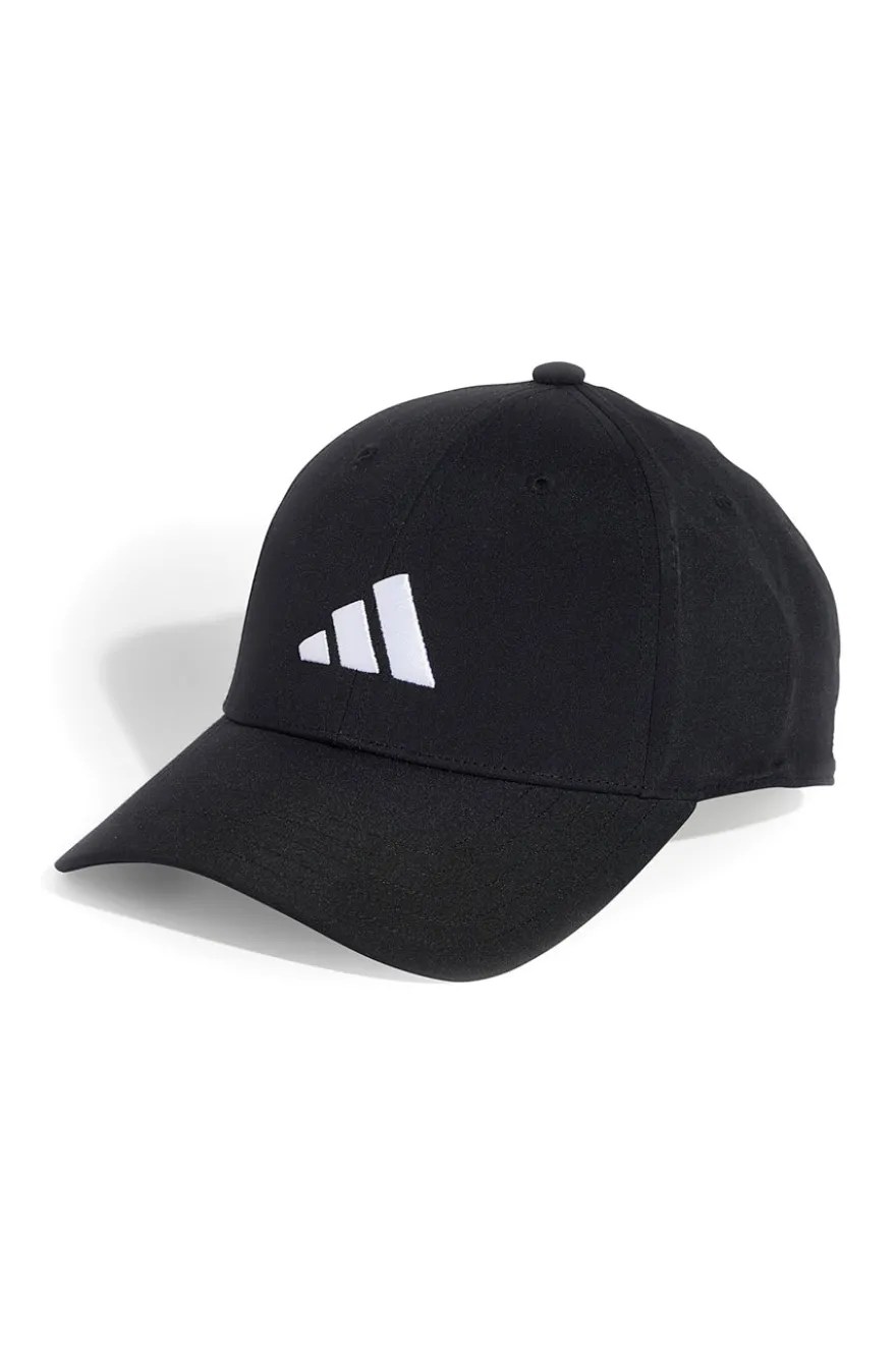 Cappellino nero con visiera curva e logo Adidas JN 6589