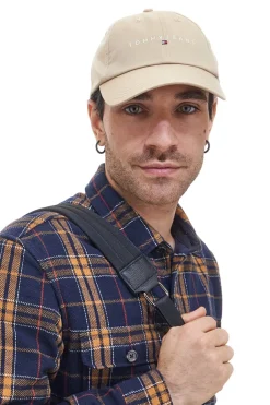 Cappellino Regolabile TOMMY JEANS LOGO CAP Beige