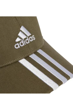 Cappellino Verde con Frontino Curvo Adidas Baseball 3S Cap