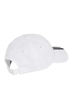 Cappello bianco con visiera Adidas BBALL 3S CAP NL