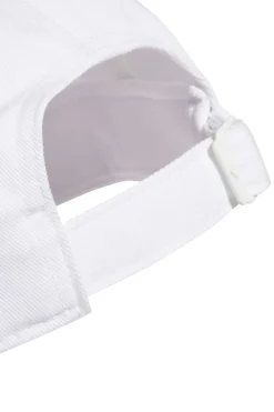 Cappello bianco con visiera Adidas BBALL 3S CAP NL