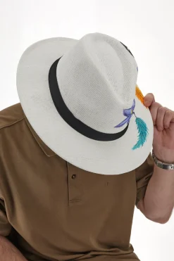 Cappello Borsalino Coveri Collection 230215 Bianco
