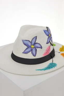 Cappello Borsalino Coveri Collection 230215 Bianco