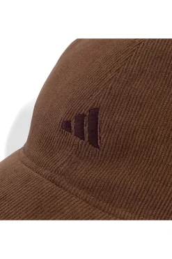 Cappello marrone in velluto a coste Adidas CORDUROY CAP