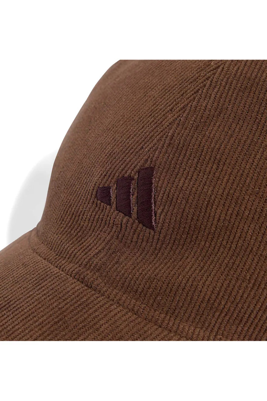 Cappello marrone in velluto a coste Adidas CORDUROY CAP