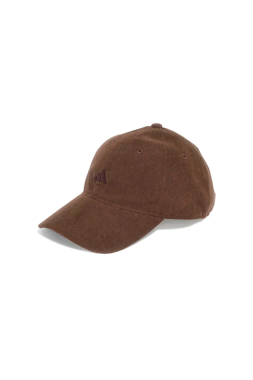Cappello marrone in velluto a coste Adidas CORDUROY CAP