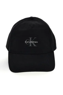 Cappello nero con logo Calvin klein CK CAP