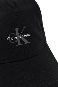 Cappello nero con logo Calvin klein CK CAP