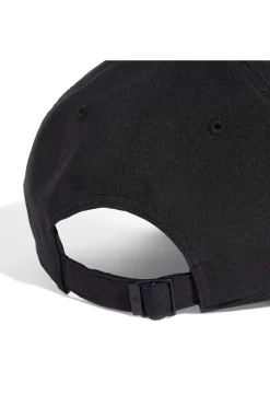 Cappello nero con placca logo Adidas BB CAP LT MET