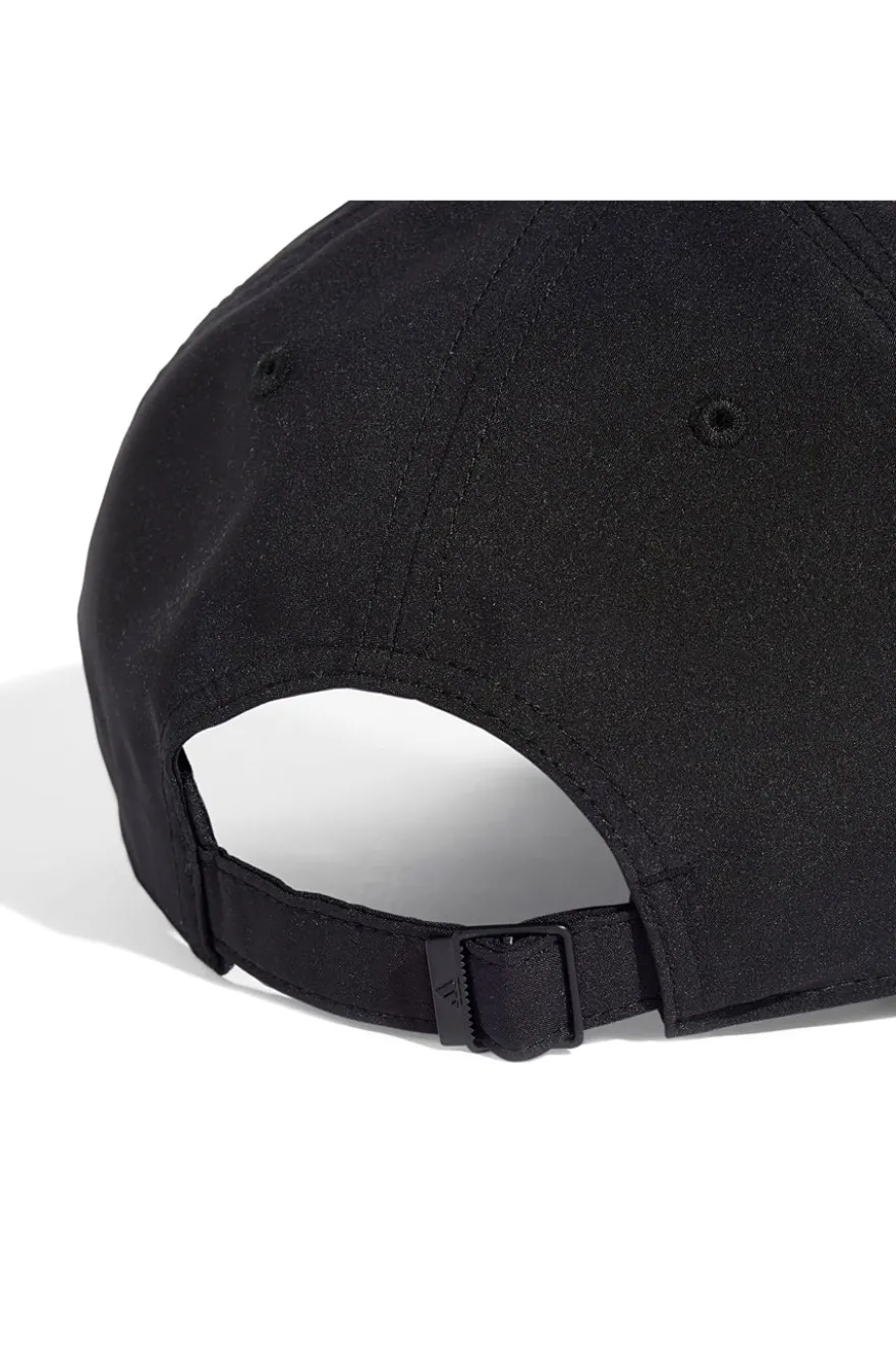 Cappello nero con placca logo Adidas BB CAP LT MET