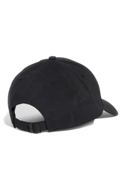 Cappello nero con placca logo Adidas BB CAP LT MET