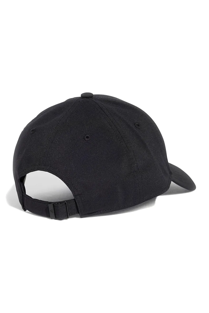 Cappello nero con placca logo Adidas BB CAP LT MET