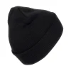 Cappello nero in maglia con logo ricamato Adidas NEW LOG BEA CUF