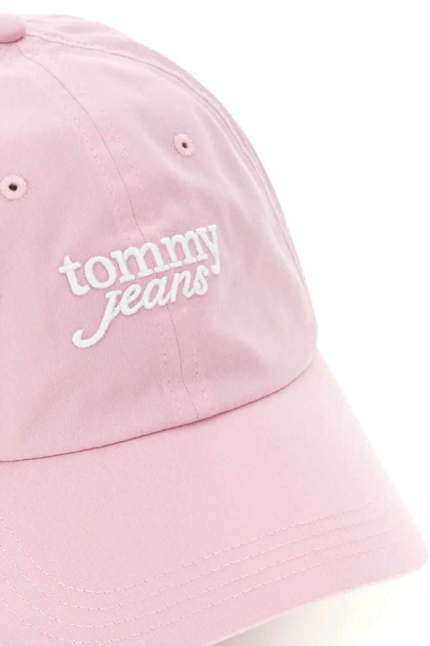 Cappello rosa con logo ricamato Tommy jeans CAP