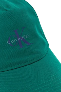 Cappello verde con logo Calvin klein CK CAP