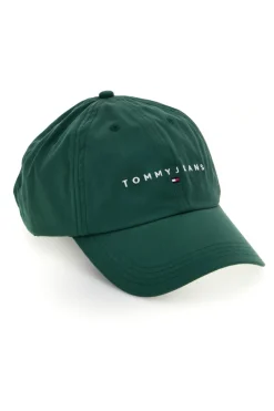 Cappello verde con logo ricamato Tommy jeans CAP