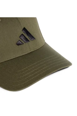 Cappello verde con visiera regolabile Adidas BB Cap Cot NL