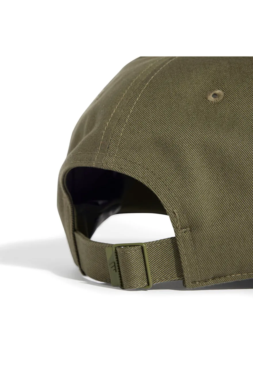 Cappello verde con visiera regolabile Adidas BB Cap Cot NL