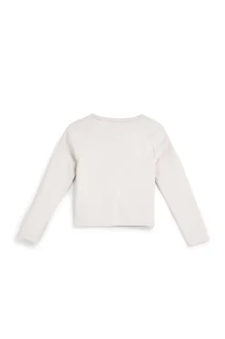 Cardigan beige in cotone con bottoni Pitt kids Pt-g-f-9055