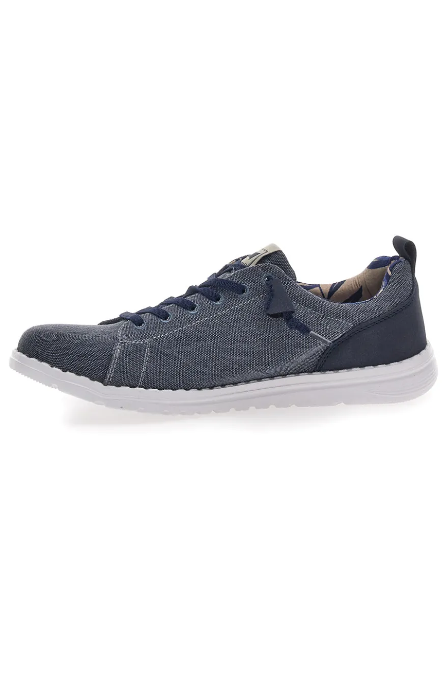 Carrera 11102D Blaue Canvas-Sneaker