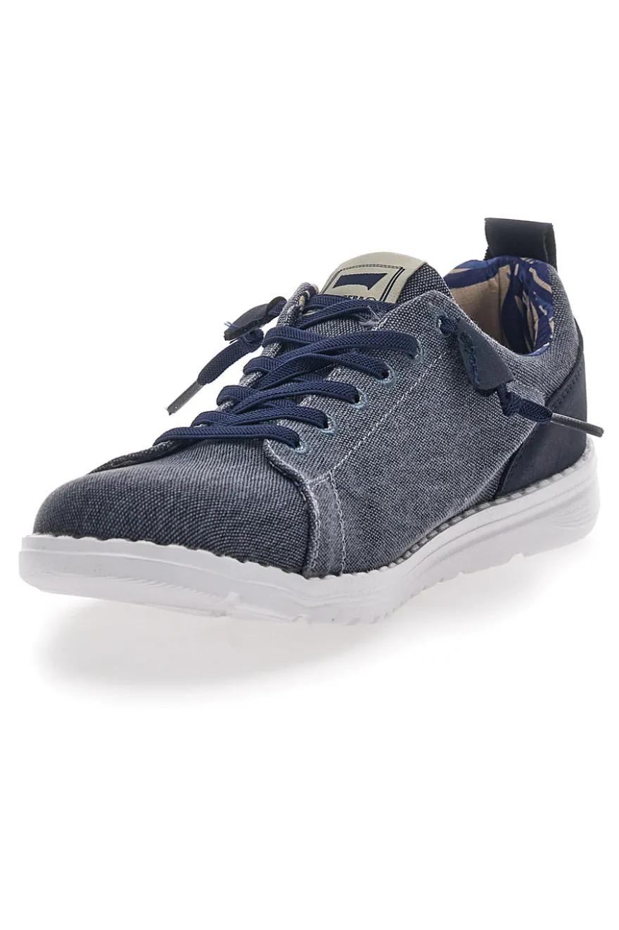 Carrera 11102D Blaue Canvas-Sneaker