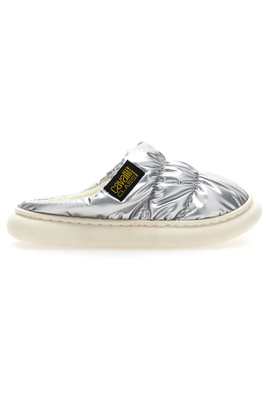 Cavalli Klasse 1270 silberne Hausschuhe