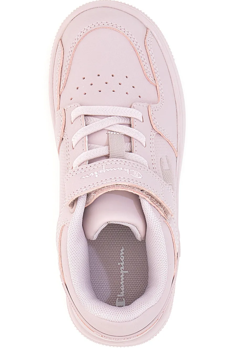 Champion – RD18 2.0 Low G PS – Rosa Sneakers mit Klettverschluss
