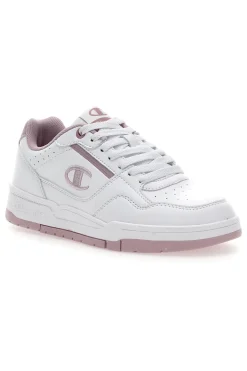 Champion RD18 Heritage Perf WNS Weiße Sneakers mit rosa Details