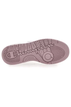 Champion RD18 Heritage Perf WNS Weiße Sneakers mit rosa Details