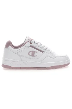 Champion RD18 Heritage Perf WNS Weiße Sneakers mit rosa Details
