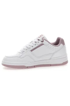 Champion RD18 Heritage Perf WNS Weiße Sneakers mit rosa Details