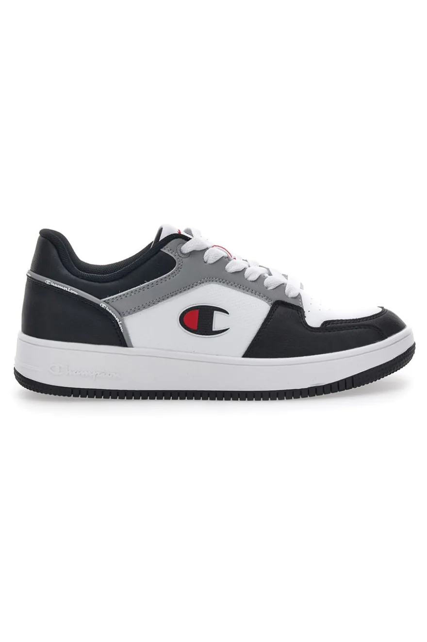 Champion Rebound 2 Low Sneakers in Weiß und Schwarz