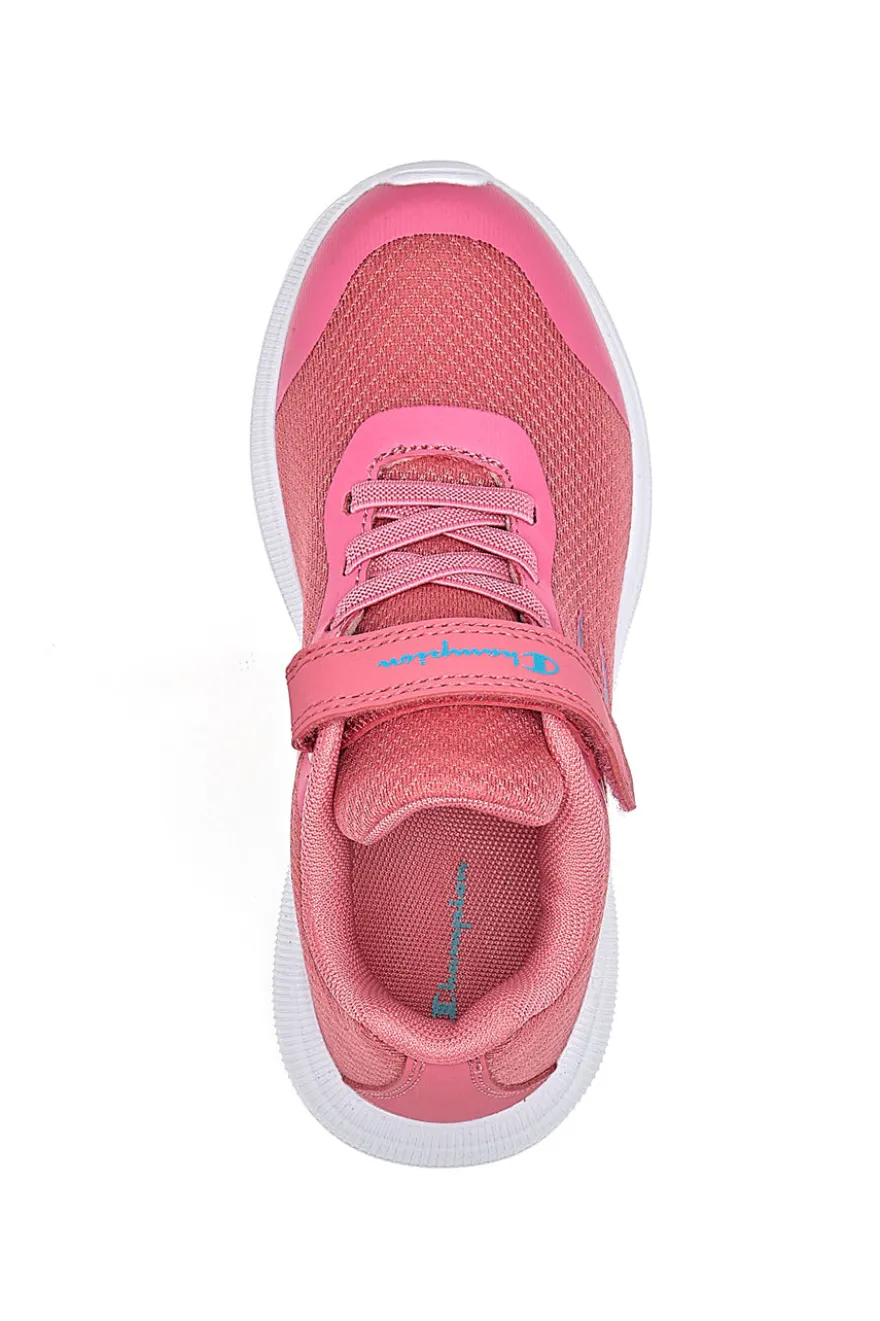 Champion Syphon Engage Mesh G PS Rosa Mesh-Sportschuhe mit Klettverschluss