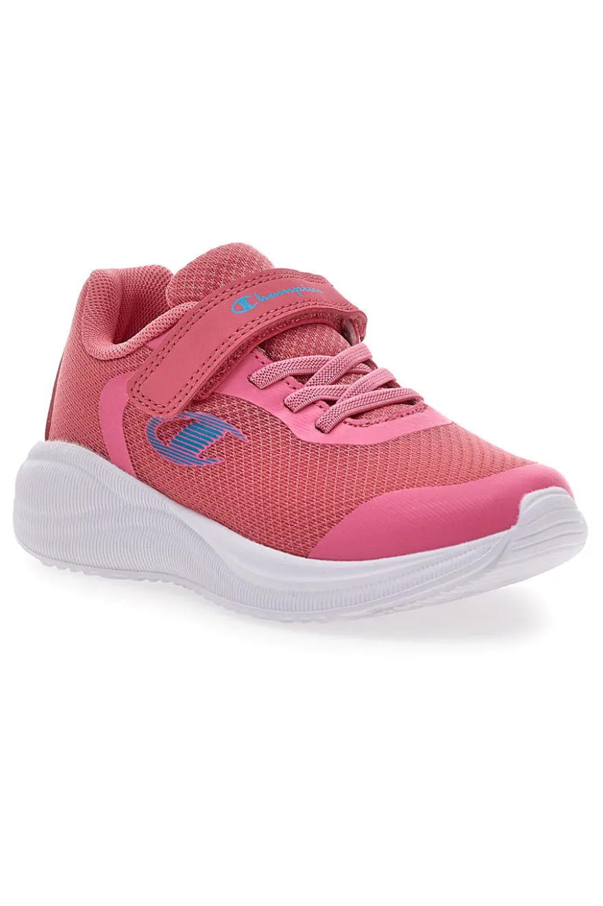 Champion Syphon Engage Mesh G PS Rosa Mesh-Sportschuhe mit Klettverschluss
